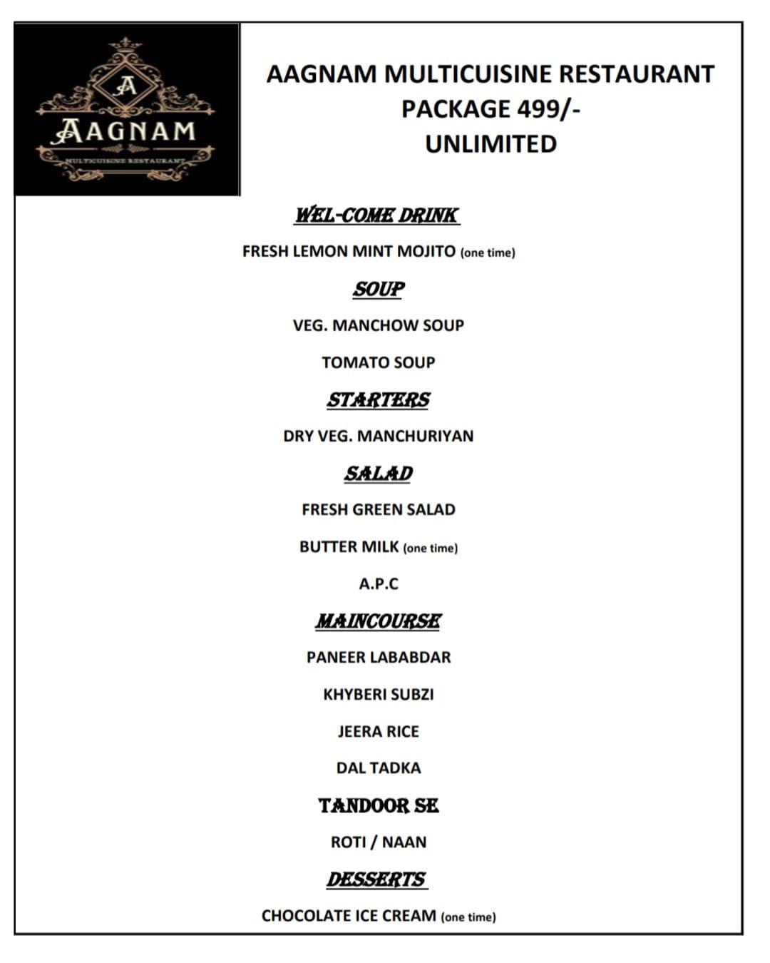 Aagnam Multicuisine Restaurant - Chandkheda