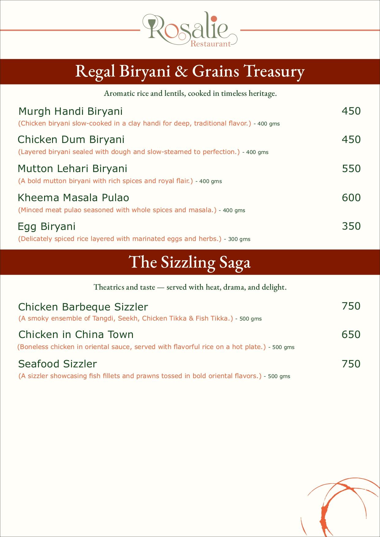 Rosalie Restaurant - Hotel Aeraj_Vishala