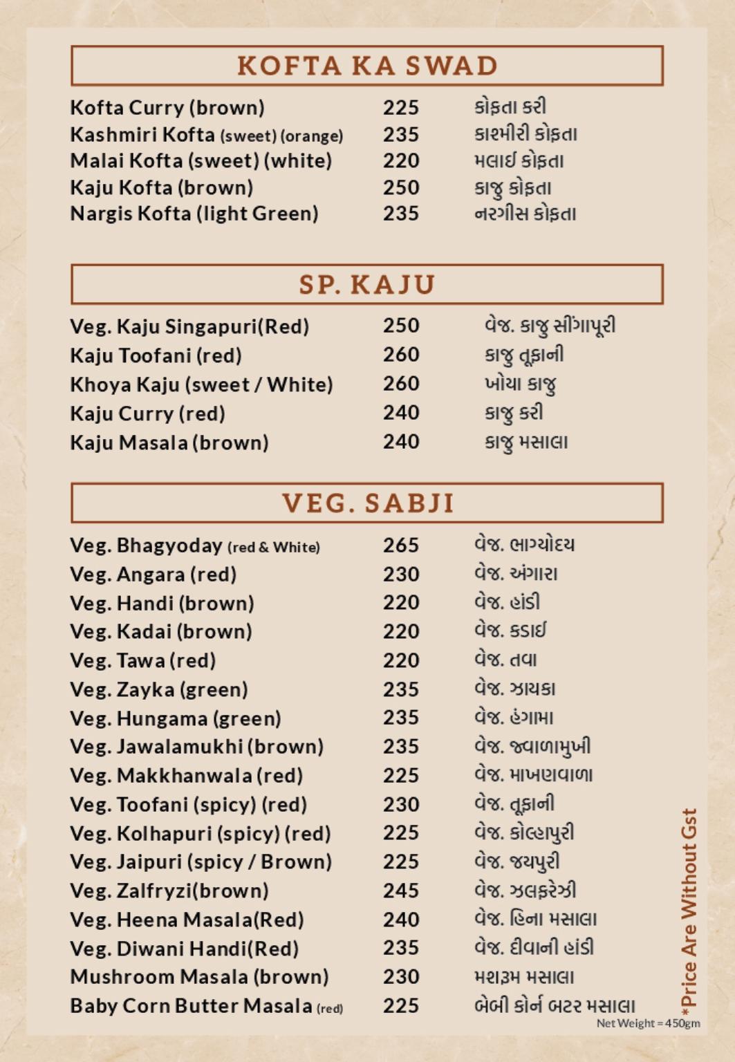 Bhagyoday Restaurant - Petlad Road
